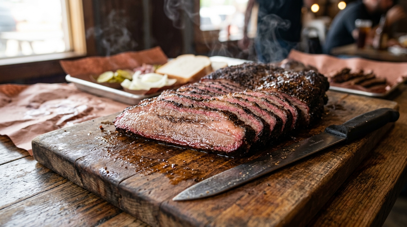 How to Trim Brisket Like a Pitmaster plated