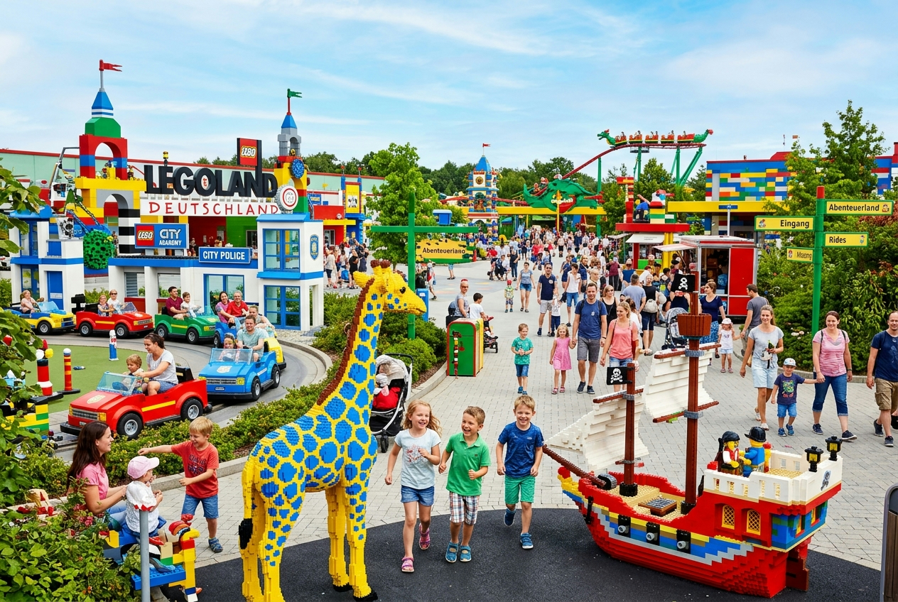 Legoland Deutschland: Bunte Klötzchenwelt in Günzburg