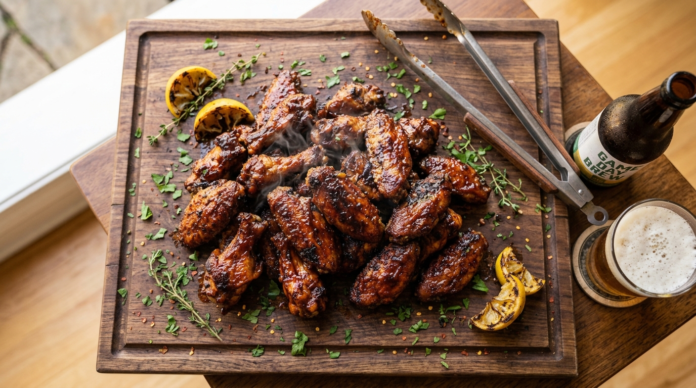 Smoked Game Day Chicken Wings: Crispy & Bold