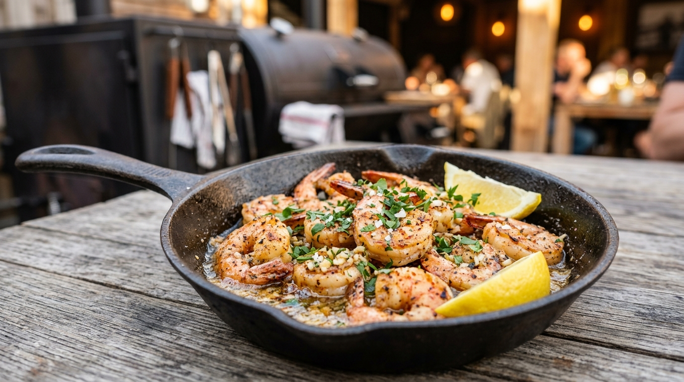 Smoked Shrimp Recipe - Bold Flavor in 30 Minutes plated