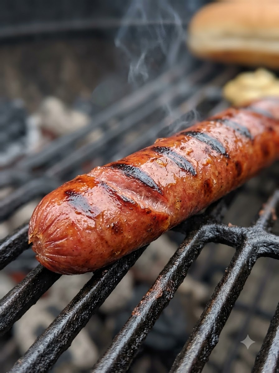 Grilled Hot Dogs Recipe: Stadium Style Done Right closeup detail
