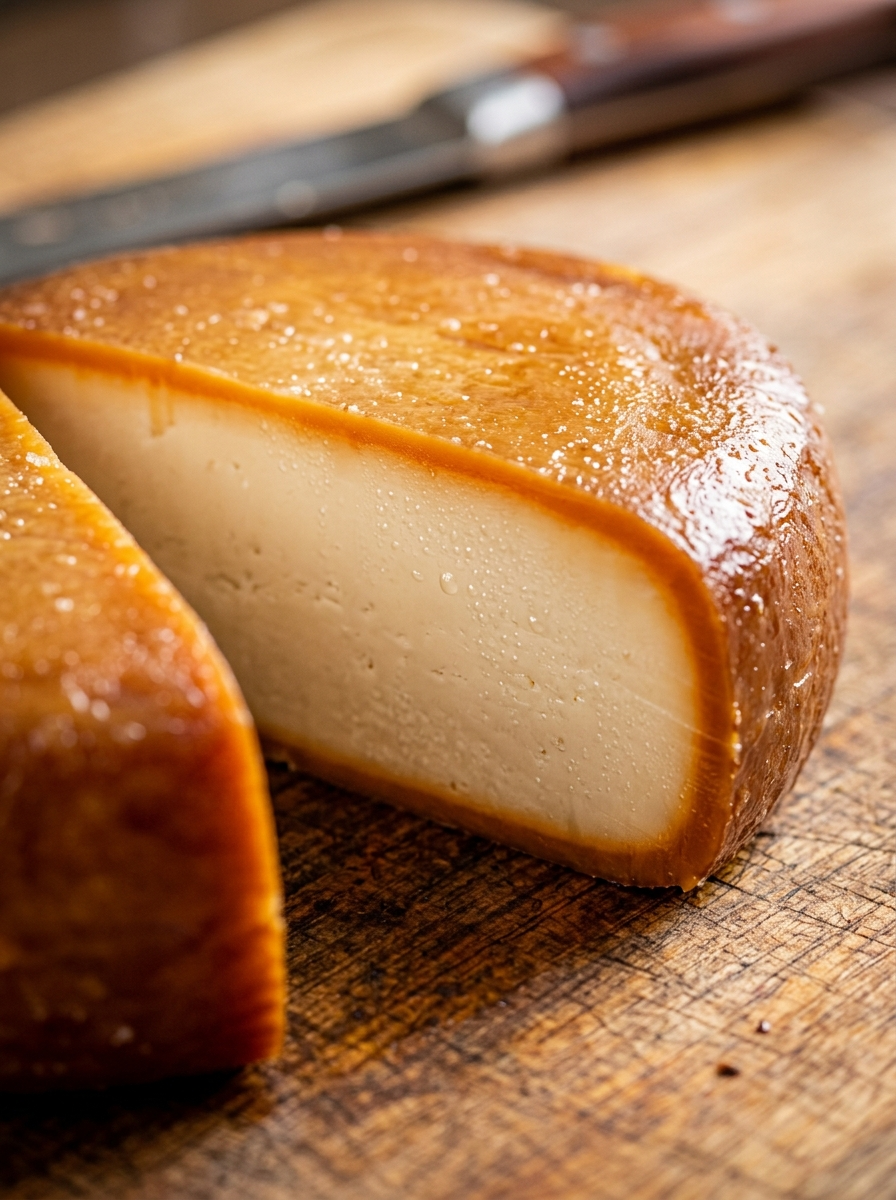 How to Smoke Cheese at Home - Easy Cold Smoke Guide closeup detail