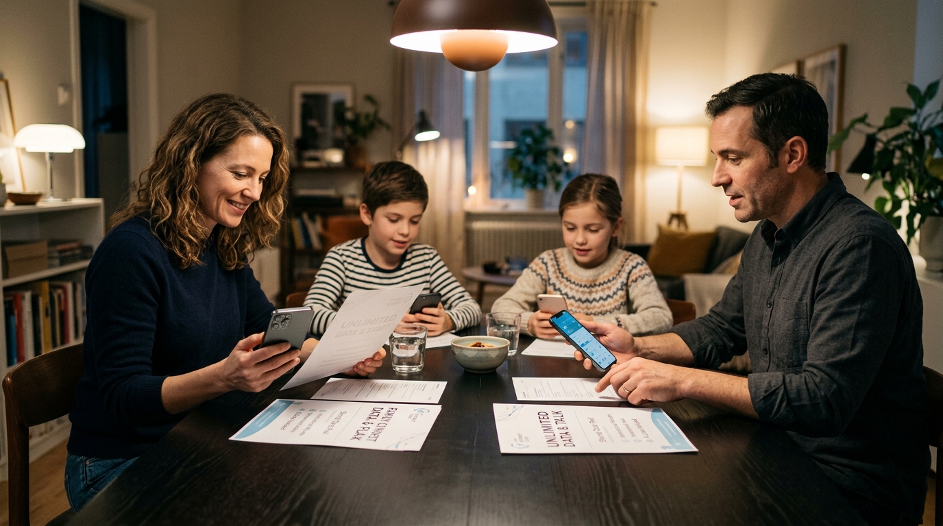Entel vs Claro — planes familiares