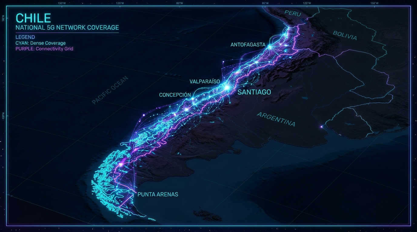 Cobertura 5G: mapa actualizado por región