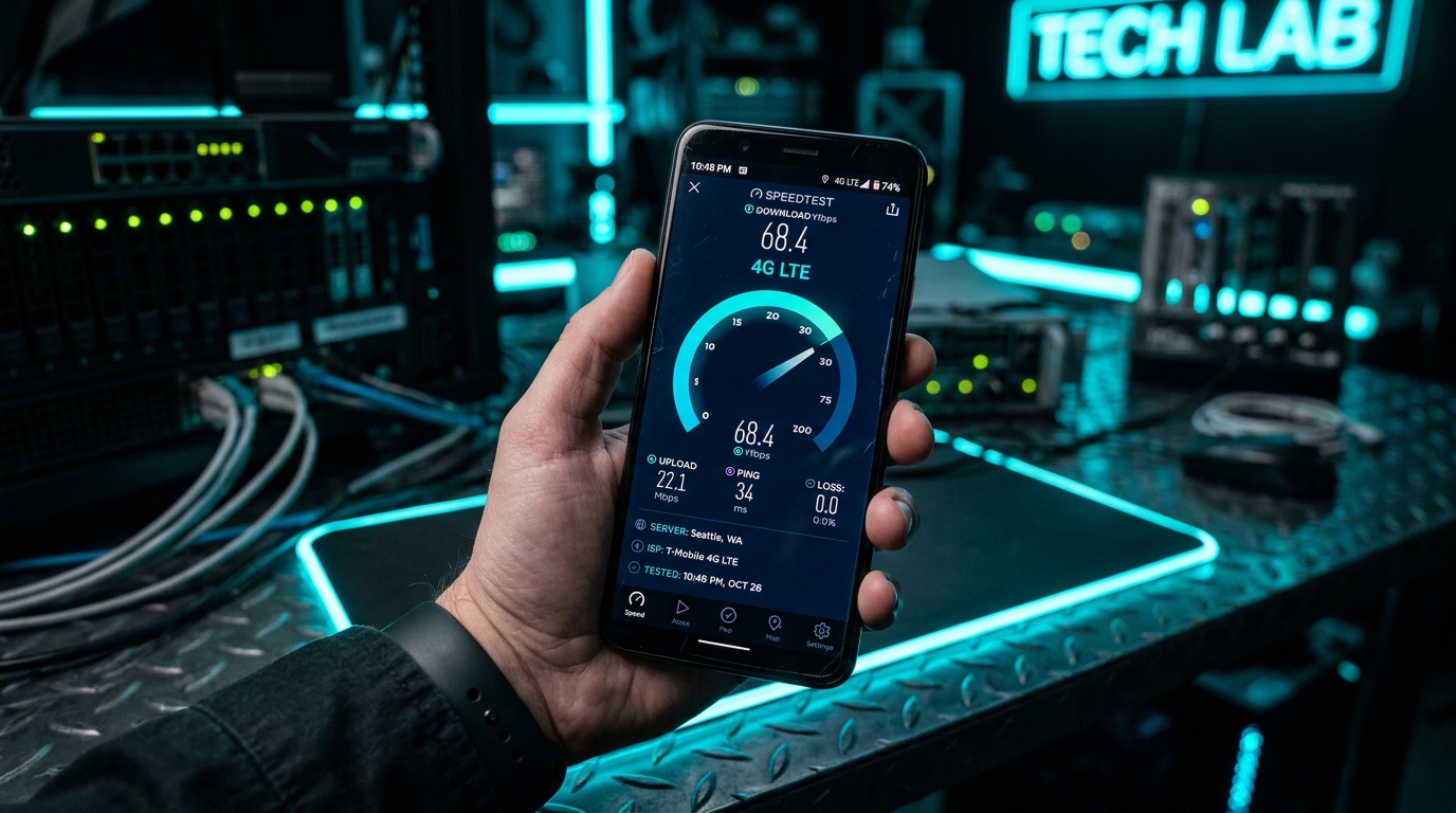 WOM vs Movistar — velocidad 4G
