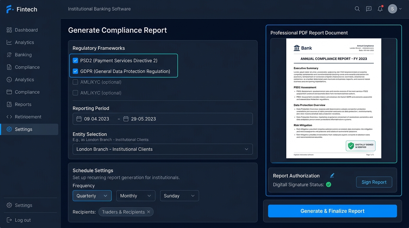 Compliance Reporting