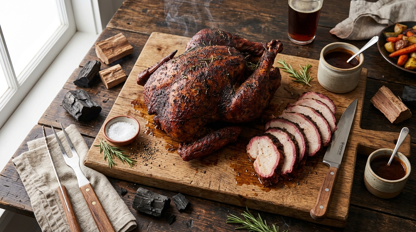 Smoked Whole Turkey Recipe - Perfect BBQ Bird Every Time