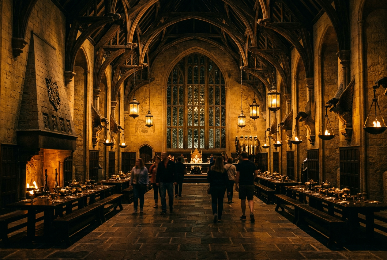 Inside the Great Hall: How Warner Bros. Built Hogwarts for Real