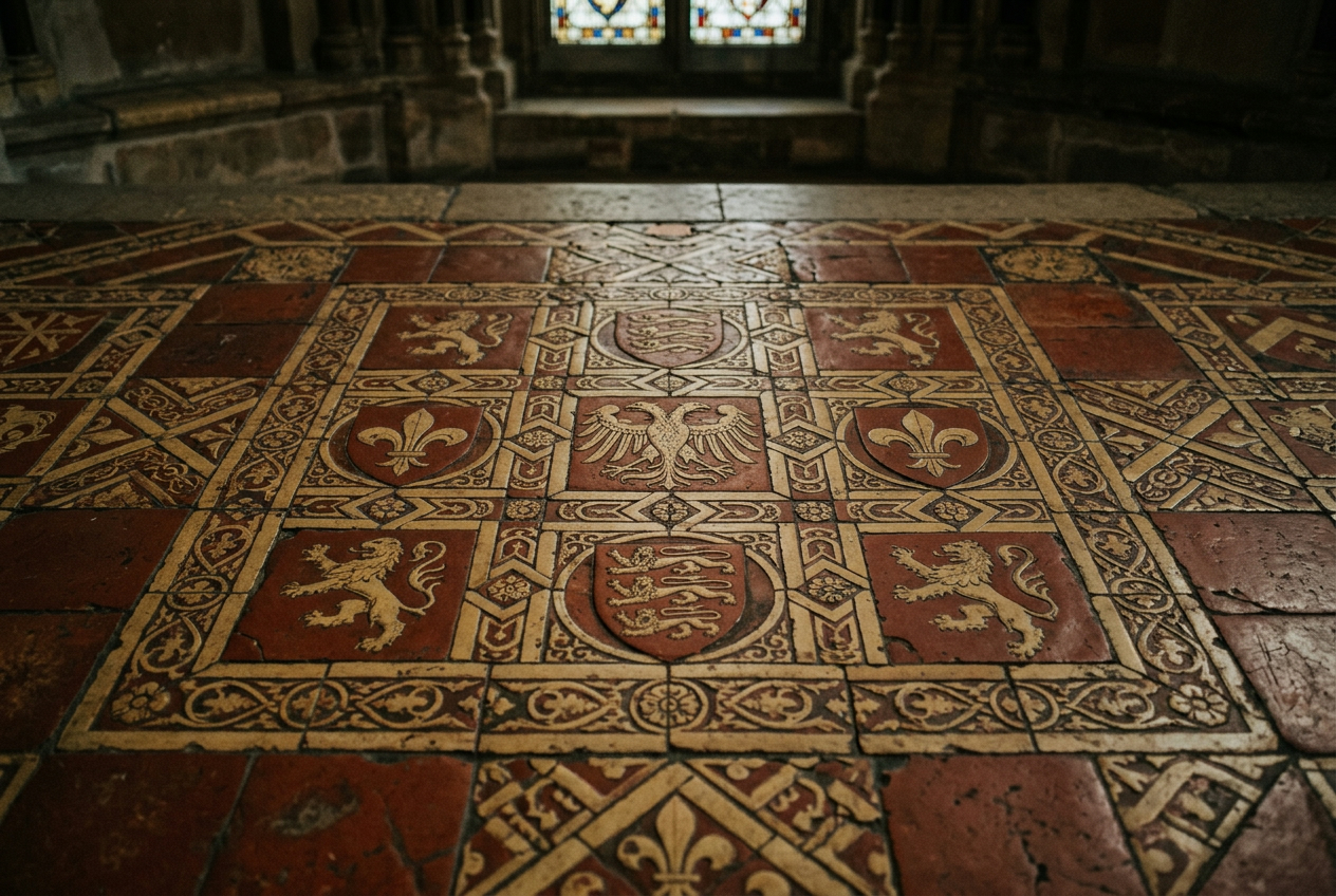 The Chapter House Floor: 13th-Century Tiles That Map the Universe
