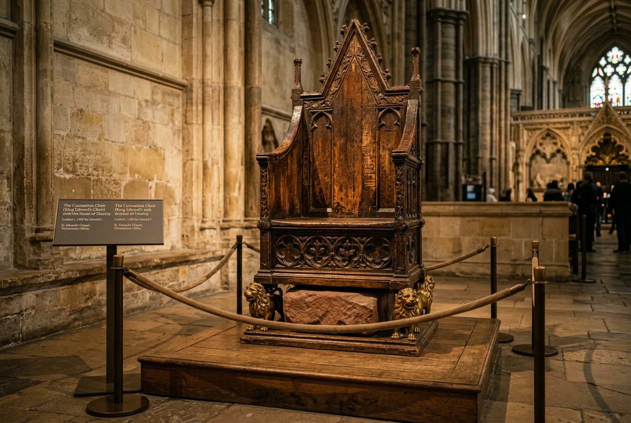 The Coronation Chair's Hidden Graffiti: 700 Years of Schoolboy Confessions