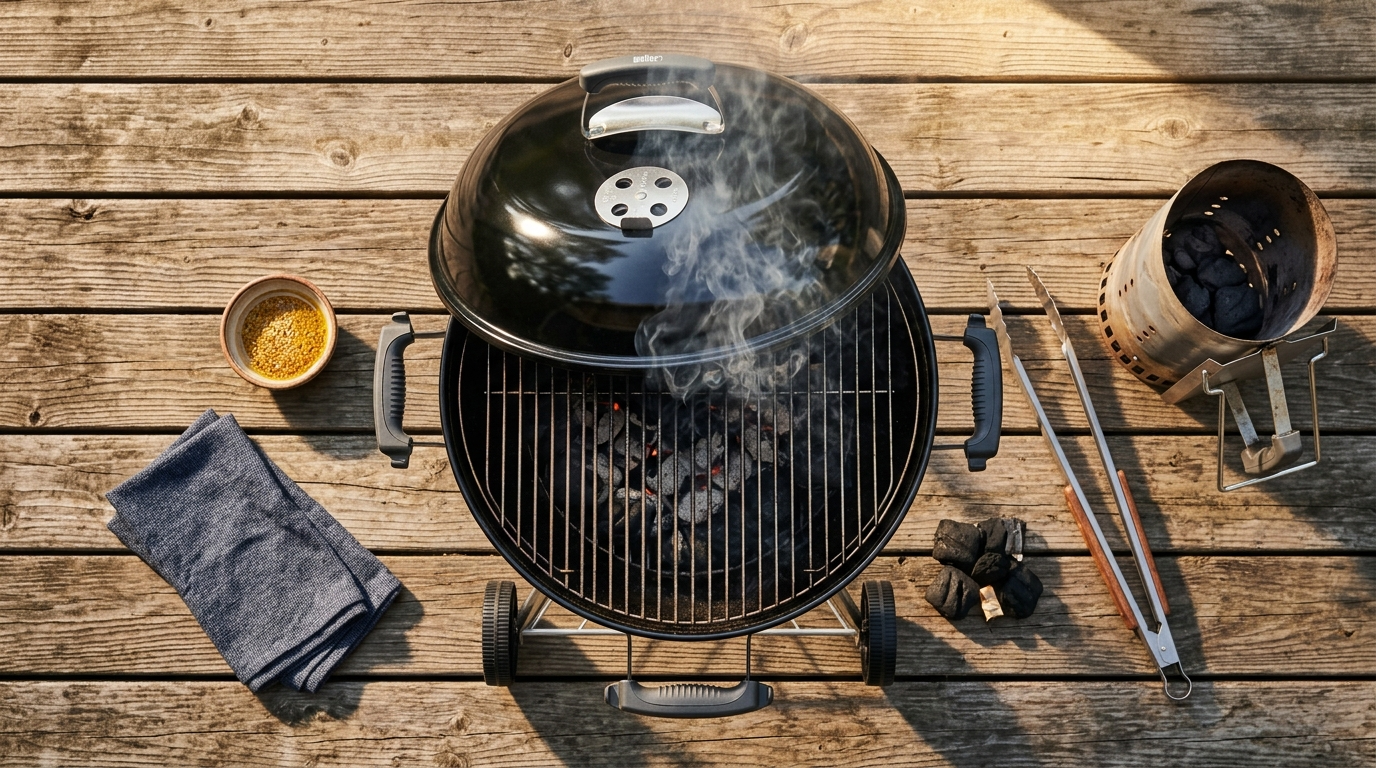 How to Season a New Charcoal Grill the Right Way