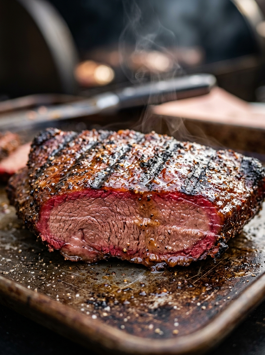 Smoked Beef Tongue Recipe: Low and Slow BBQ Guide closeup detail