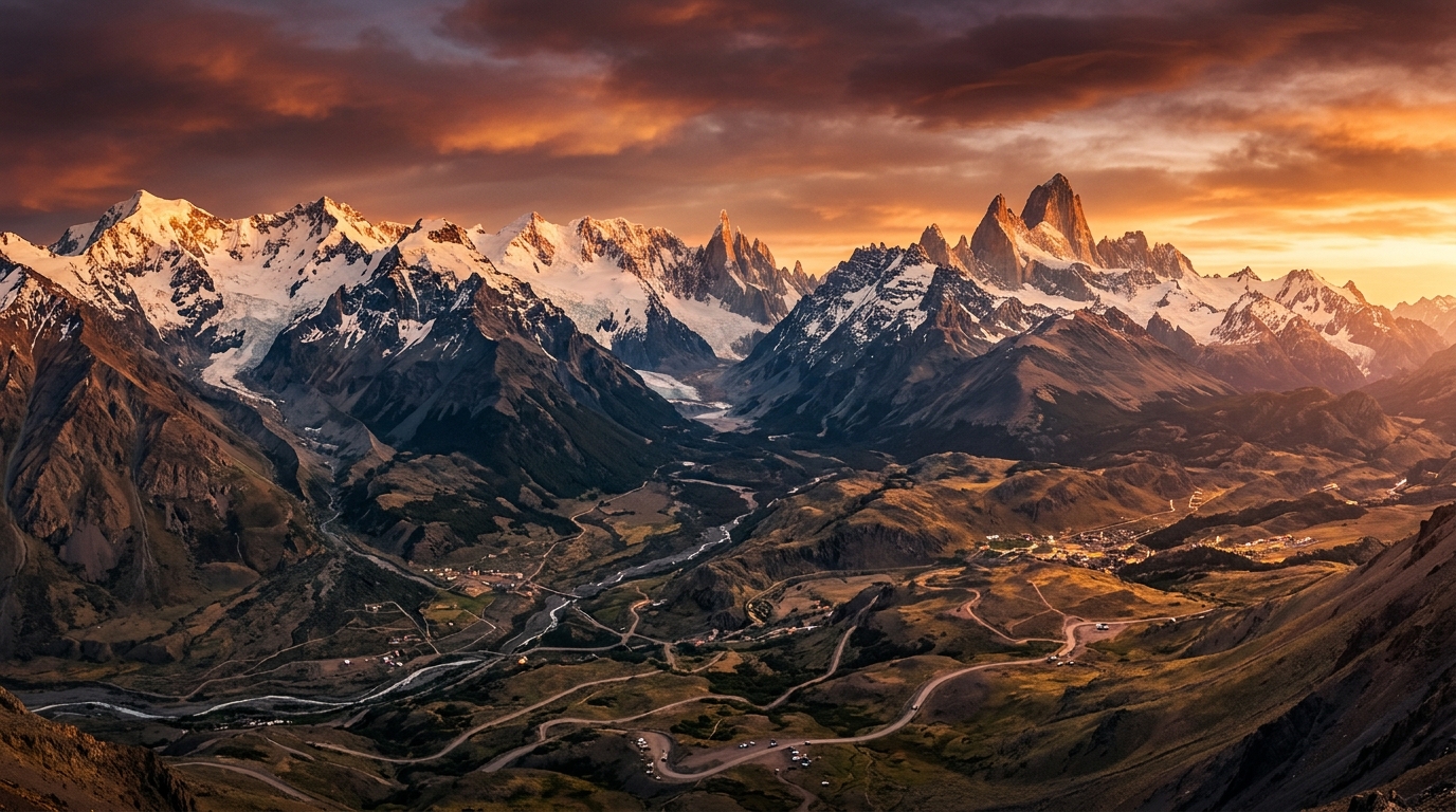 Cordillera de los Andes en Chile