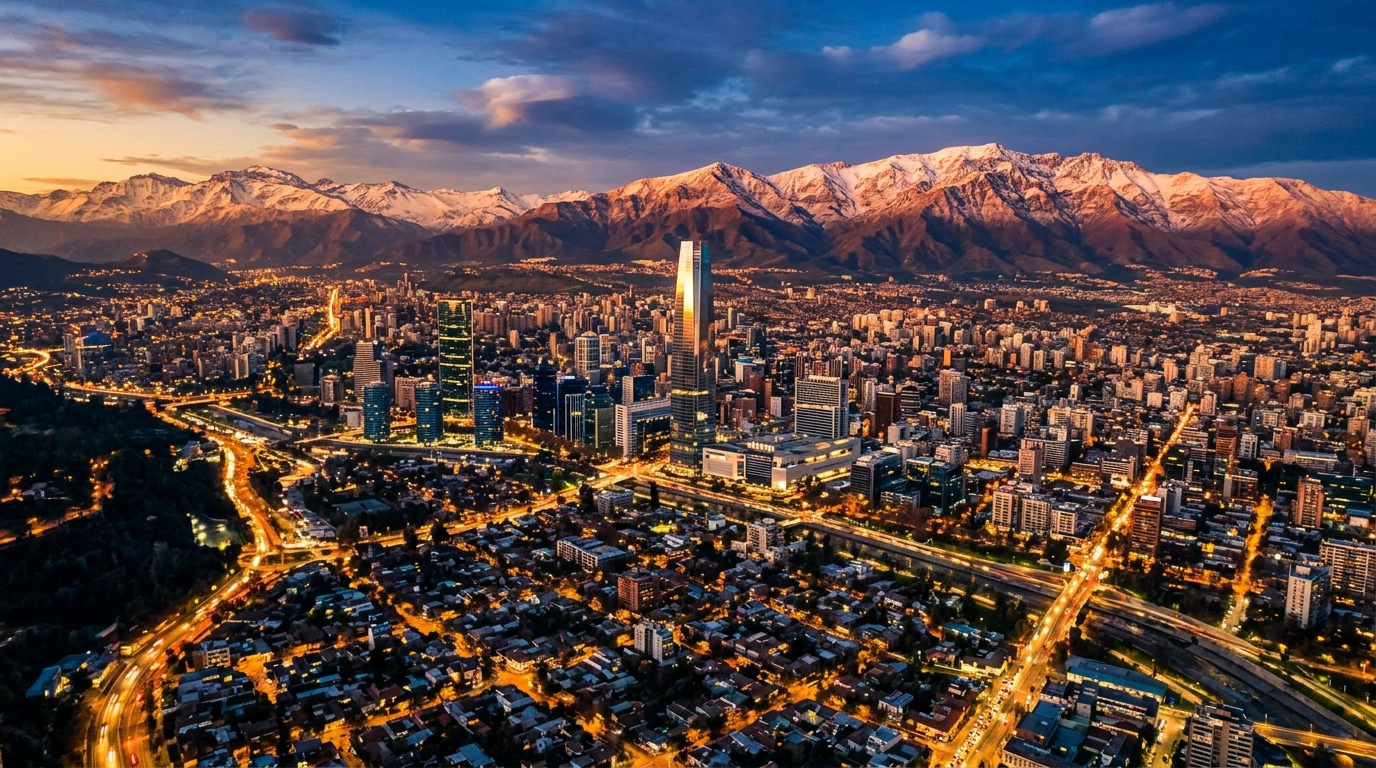 Santiago de Chile desde las alturas