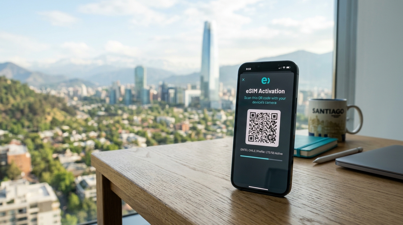 Cómo activar una eSIM en Chile paso a paso
