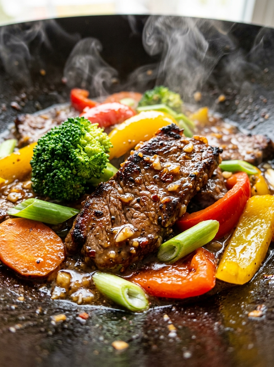 Quick Beef Stir Fry Recipe Ready in 15 Minutes closeup detail