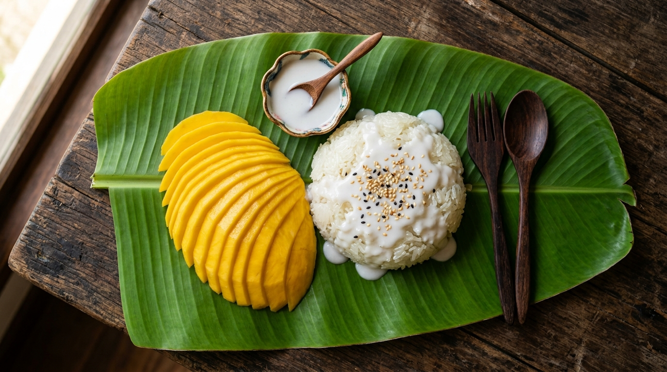 Mango Sticky Rice Recipe Thai Style at Home