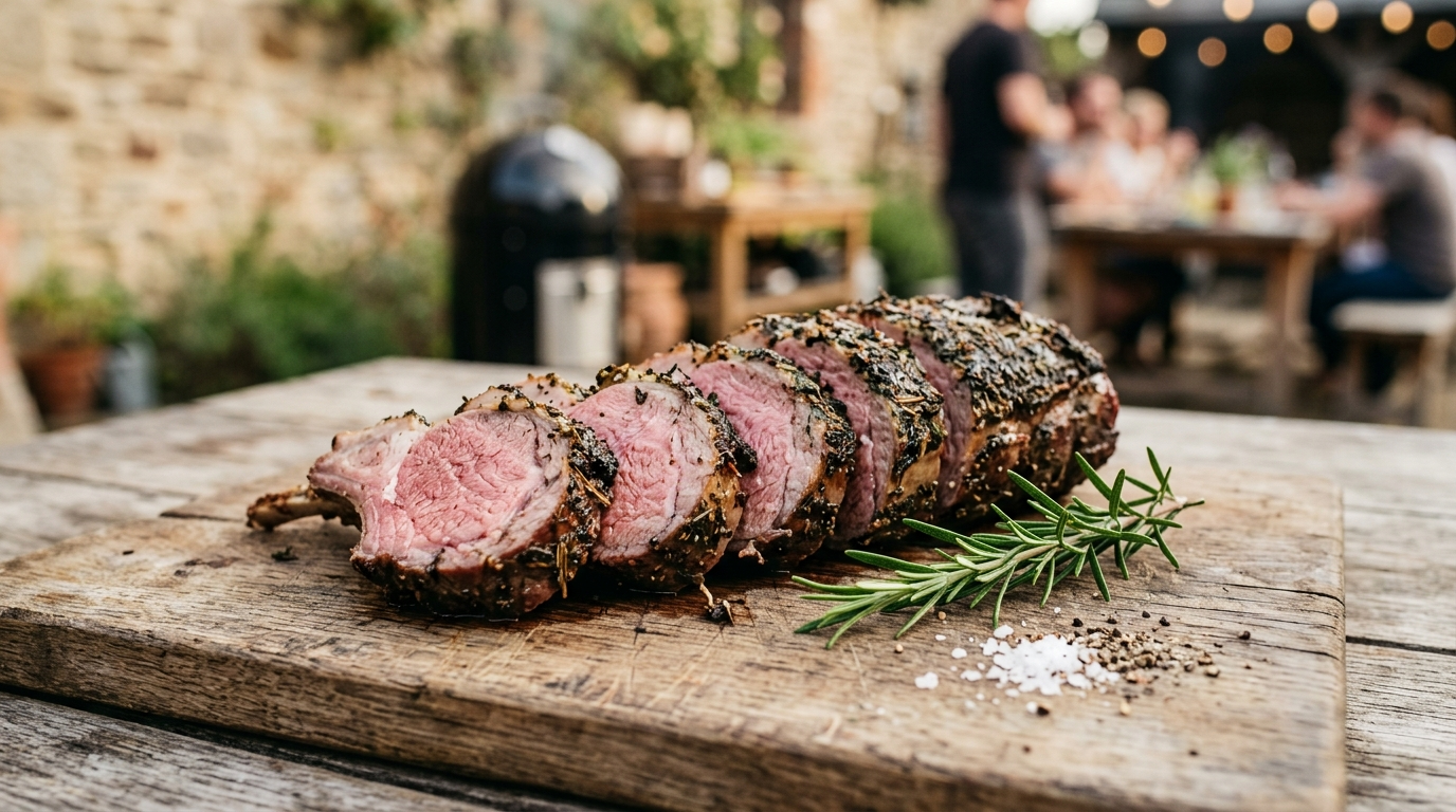 Herb Lamb Rub Recipe: Bold Crust for the Grill plated