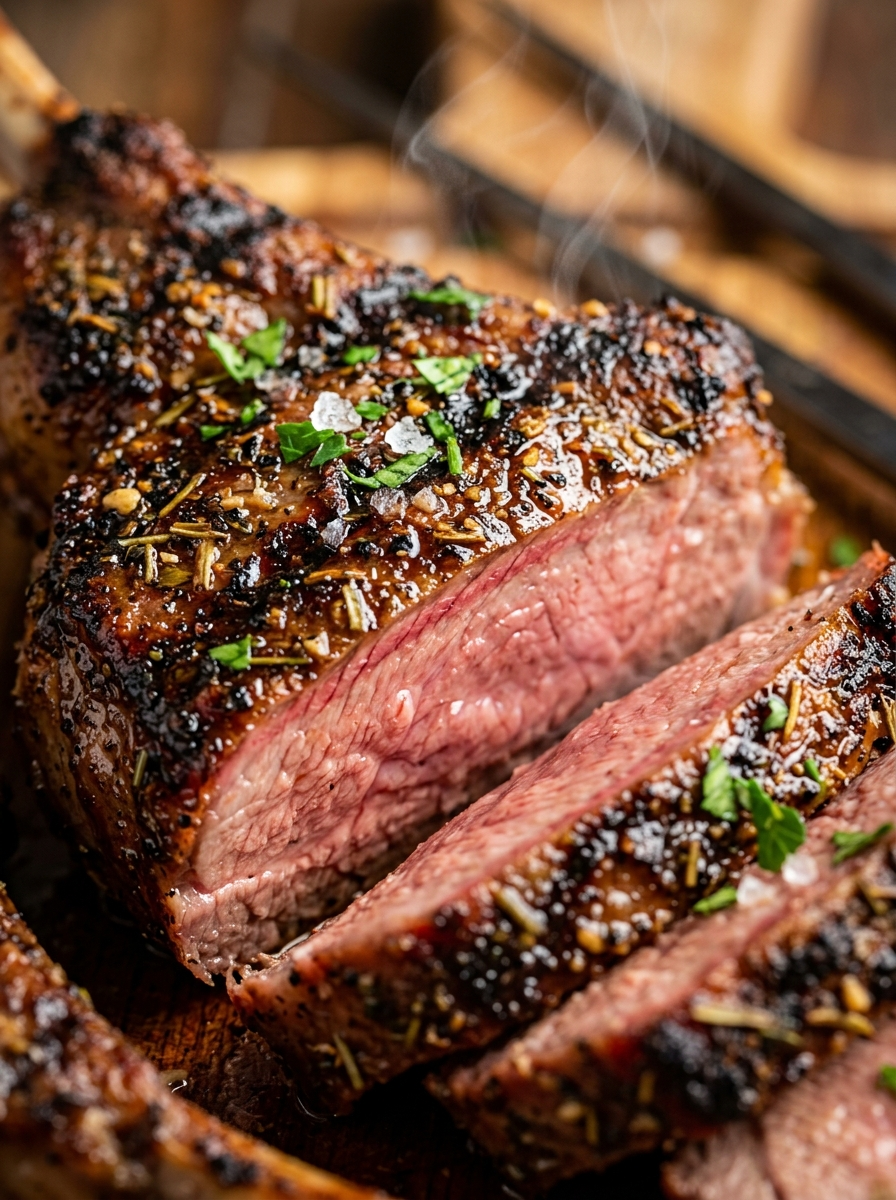 Herb Lamb Rub Recipe: Bold Crust for the Grill closeup detail
