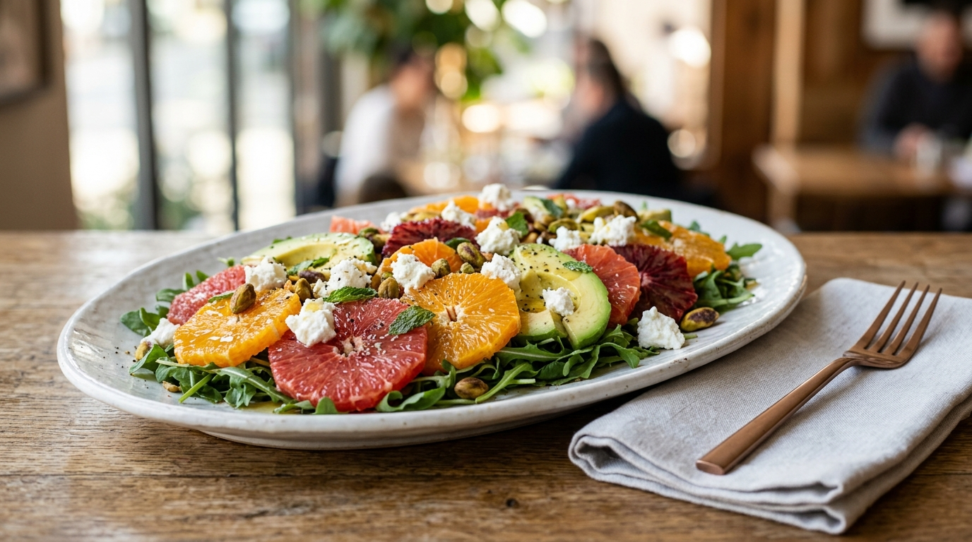Winter Citrus Salad Recipe - Bright and Fresh plated