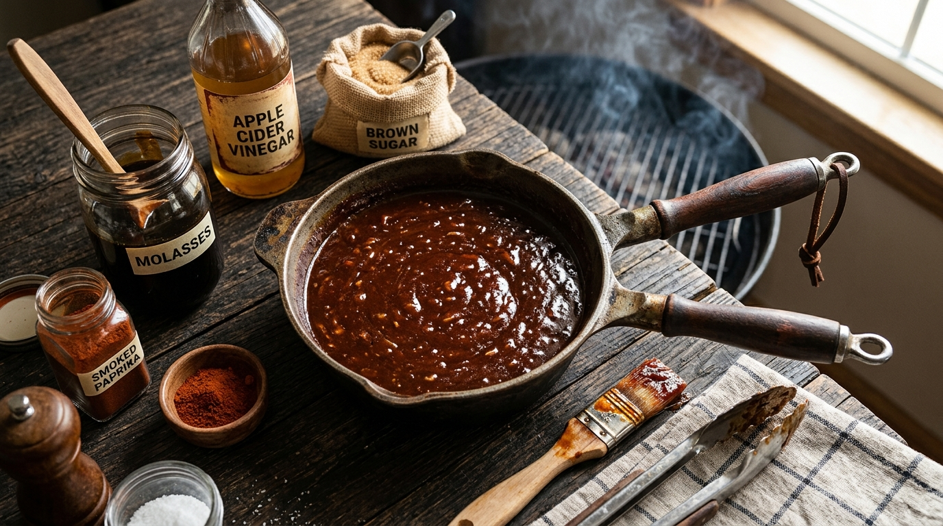 Kansas City BBQ Sauce Recipe - Bold & Smoky Homemade