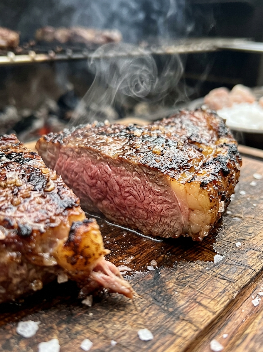Picanha Steak Recipe: Brazilian Grilled Perfection closeup detail