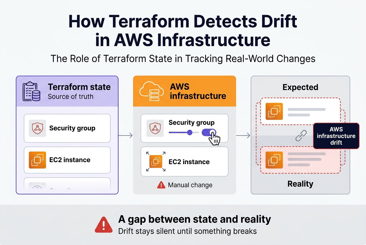 How Terraform Detects Drift in AWS Infrastructure