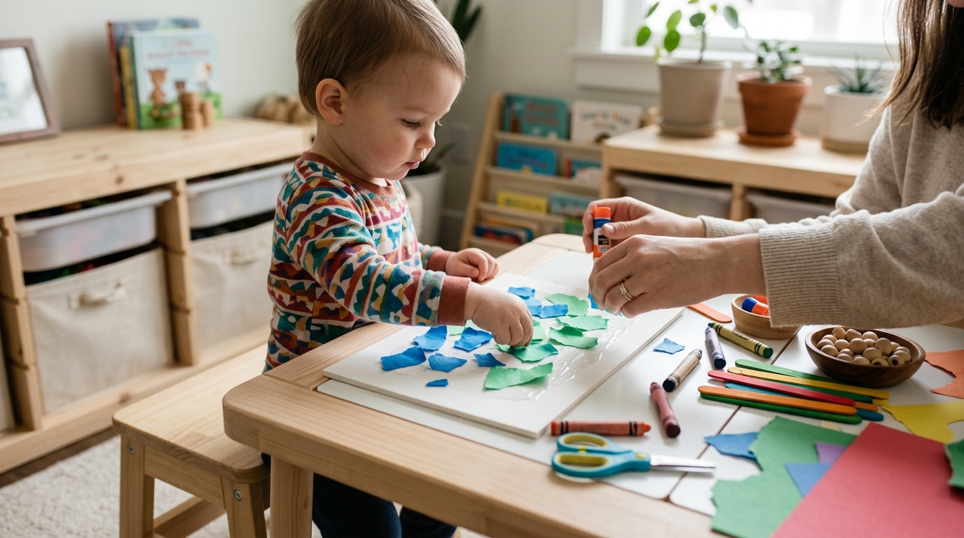 4 Easy Crafts to Make With Your 2-Year-Old at Home