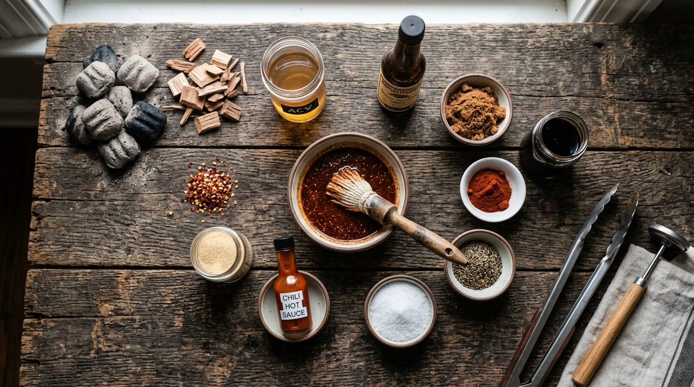 Rib Mop Sauce Recipe: Keep Ribs Juicy All Cook Long ingredients