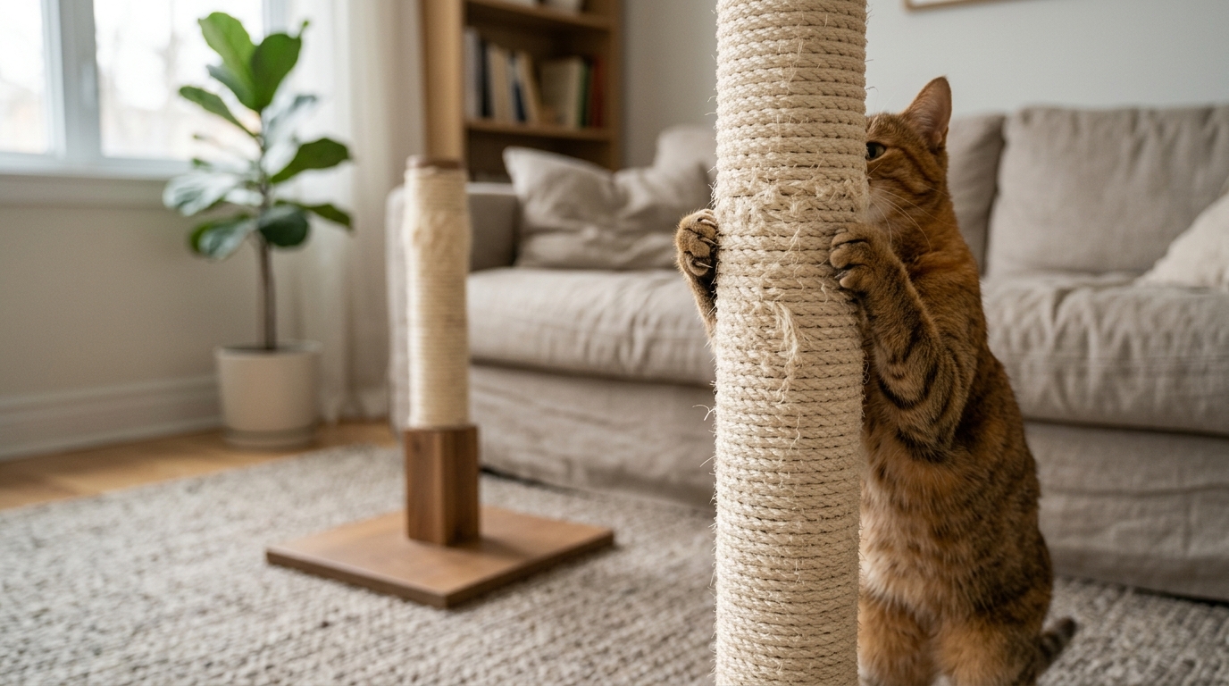 What Makes a Good Quality Cat Scratching Post?
