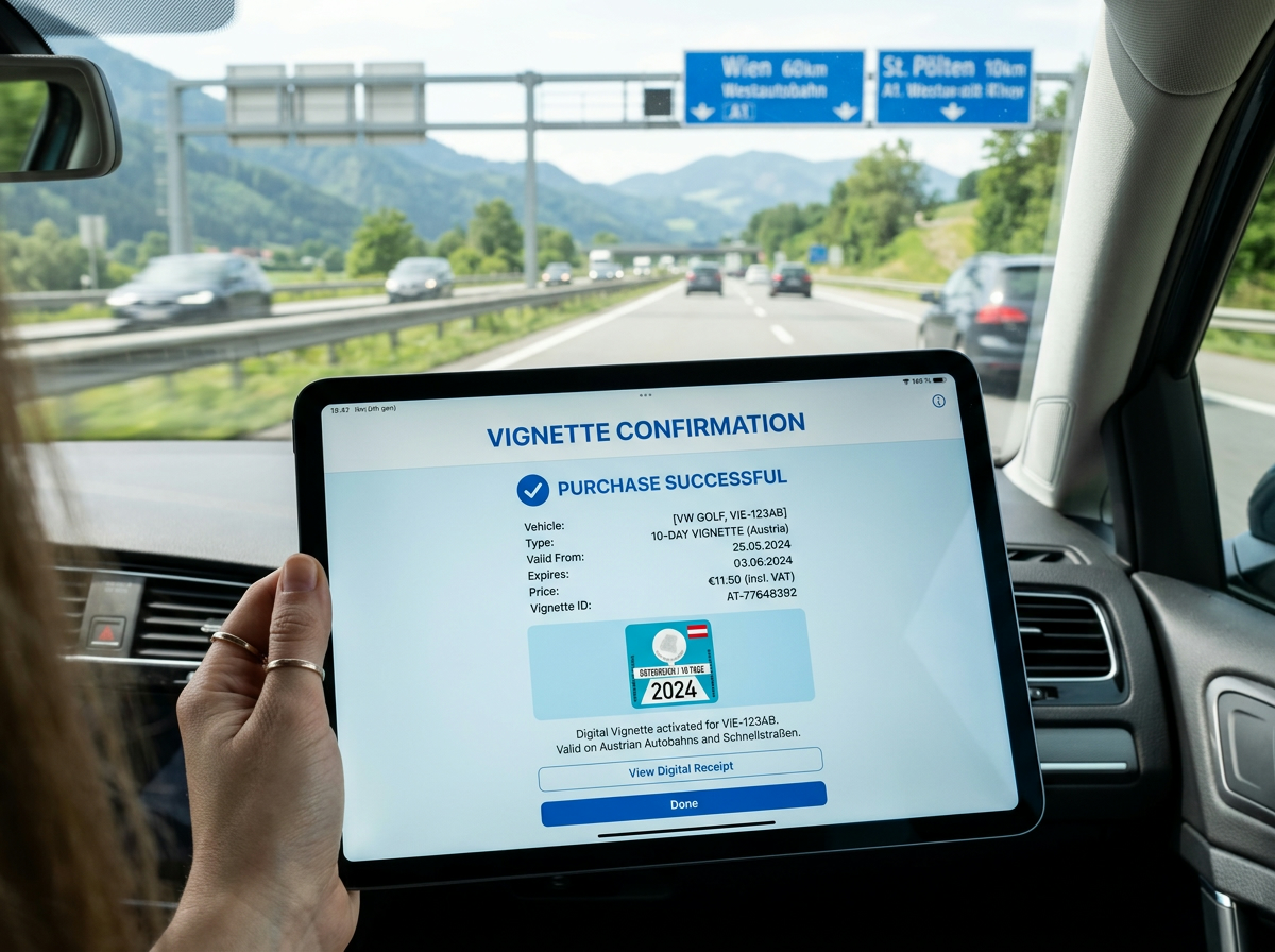 Digitale Vignette Österreich 2024: So kaufst du sie richtig