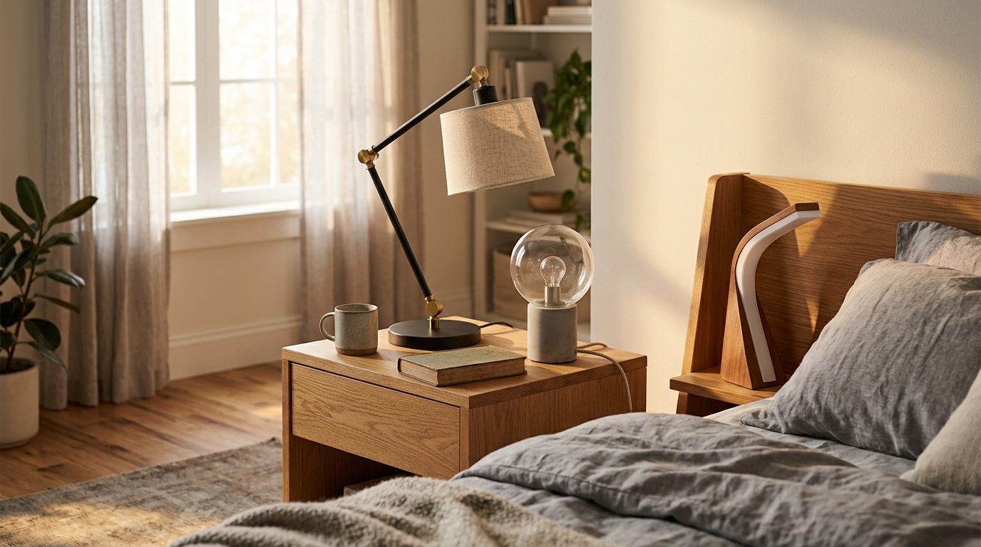 Modern Bedside Table Lamps: Styles and Selection Tips