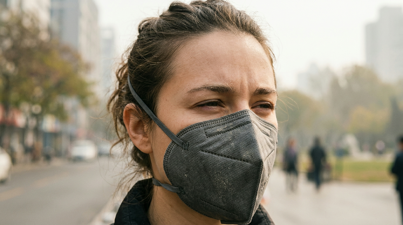 Outside in Bad Air Quality? Symptoms and Safety Tips