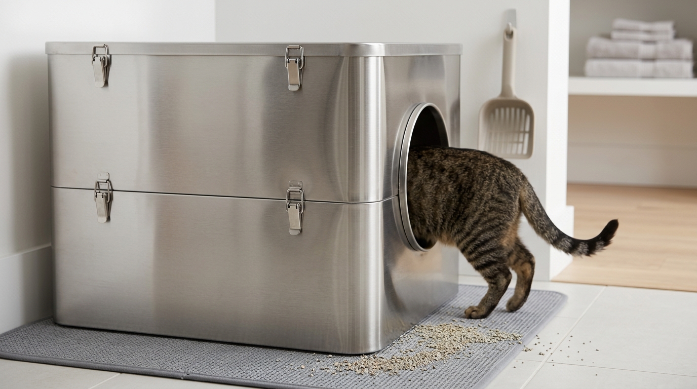 Stainless Steel Enclosed Cat Litter Boxes: A Guide