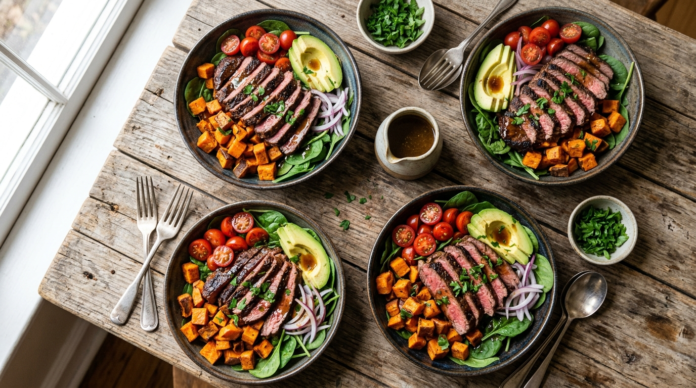 Steak Sweet Potato Bowl Meal Prep (Easy & Delicious)