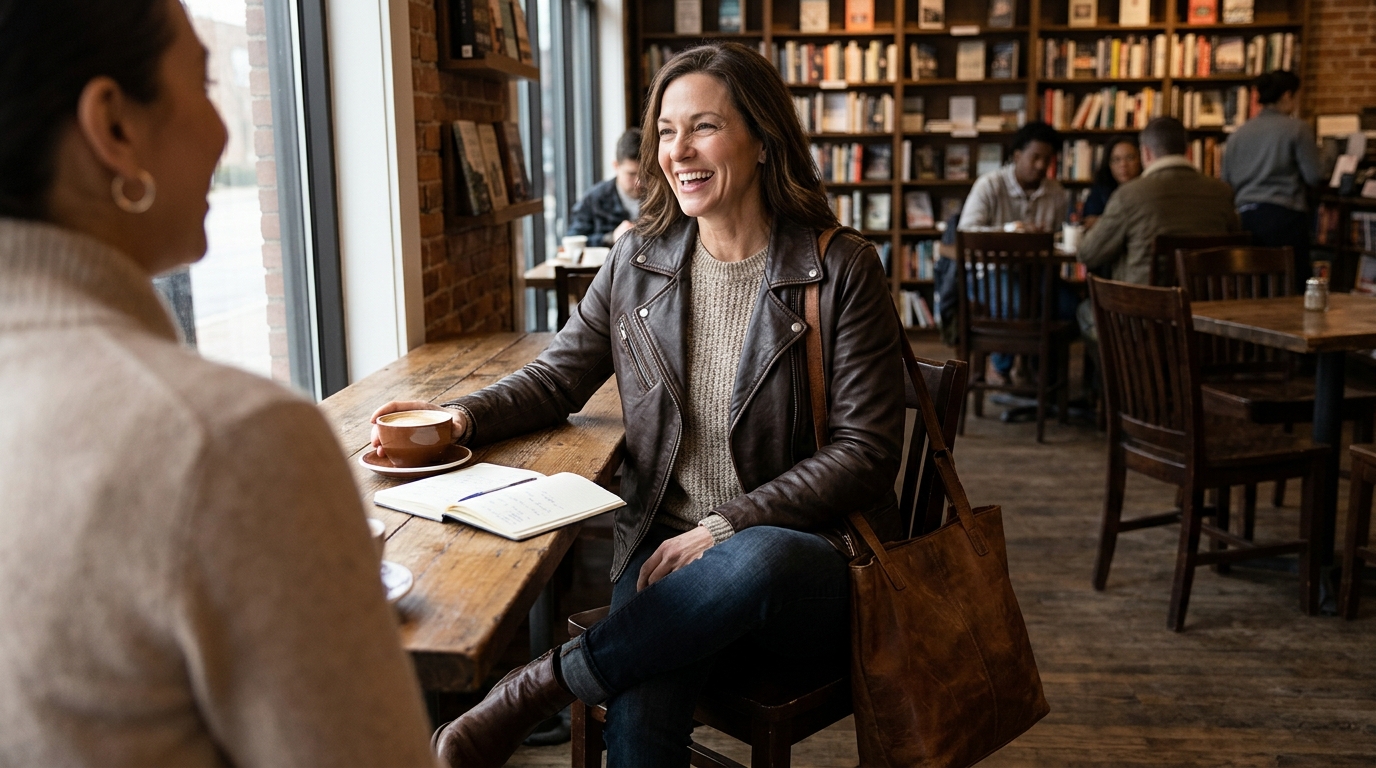Leather Jackets at 50: How to Wear Yours with Confidence