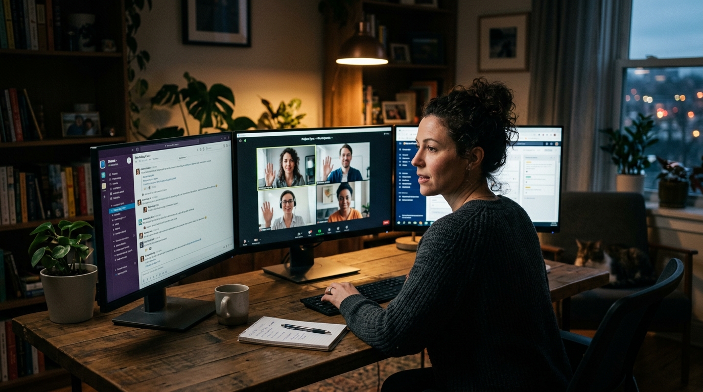 The Hidden Burnout Culprit: Always-On Messaging Culture in Remote Teams