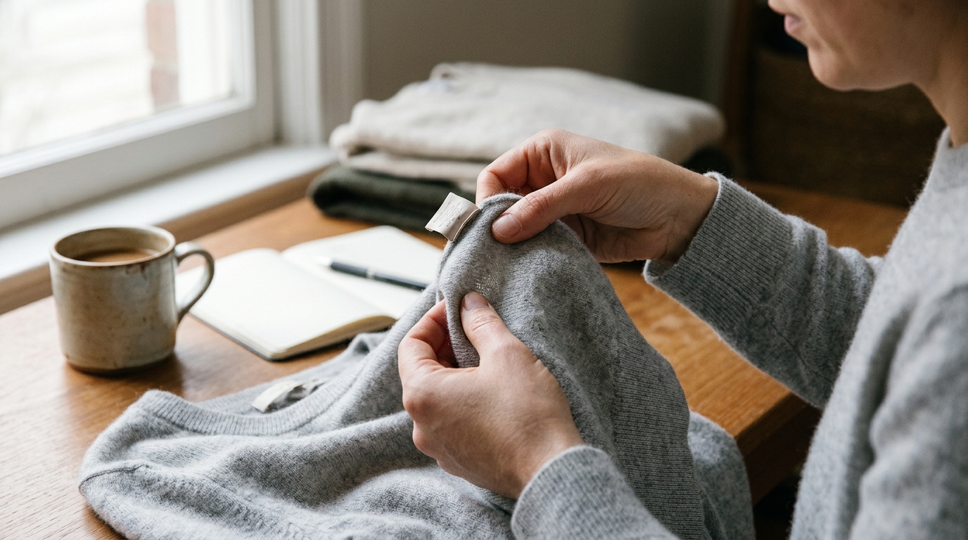How to Tell If a Sweater Is 100% Cashmere