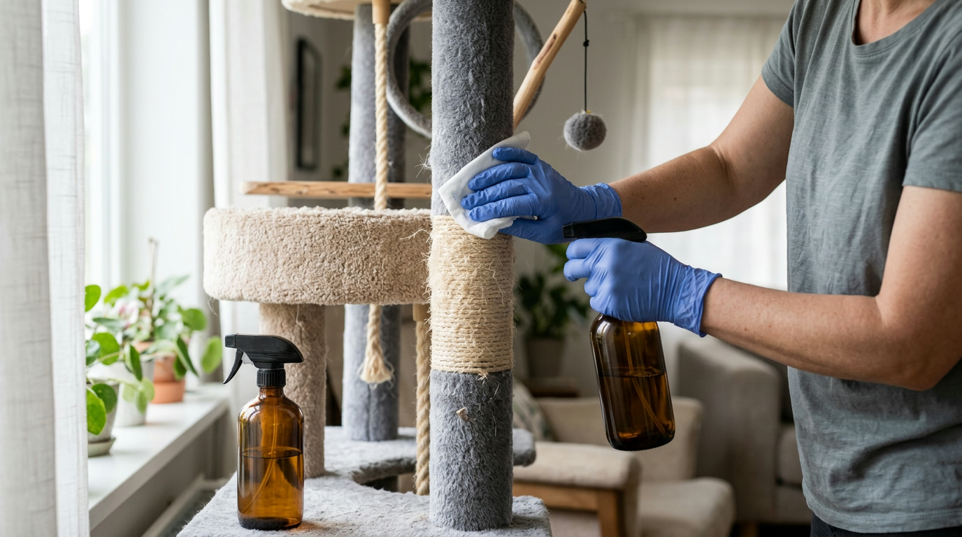 How to Disinfect a Cat Tree After Ringworm