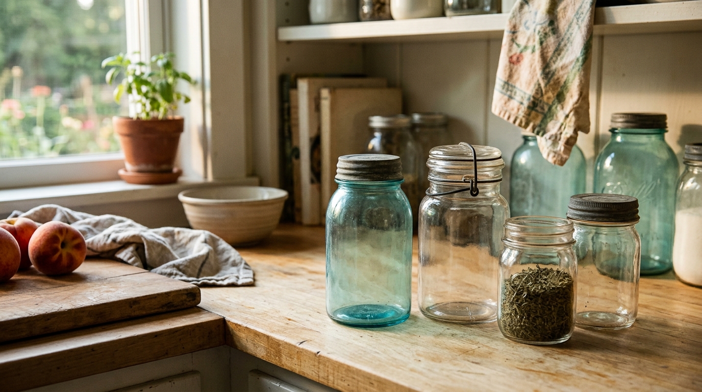 Dating Ball Jars by Logos, Colors, Lids and Marks