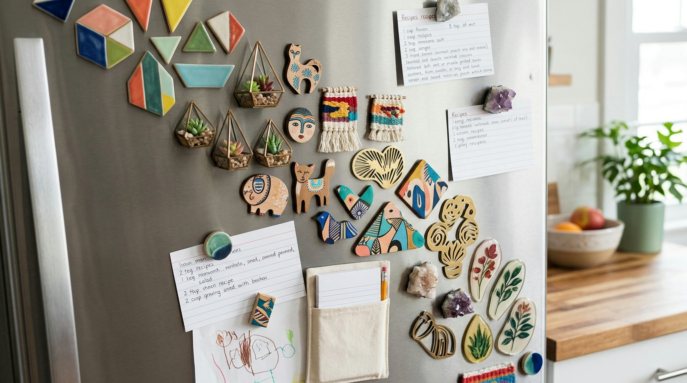 Trending Fridge Magnets: Colorful Ideas for Your Space