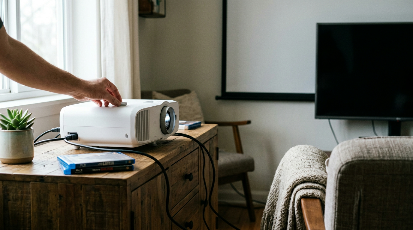 Projector vs. TV: Which Is Easier on Your Eyes?
