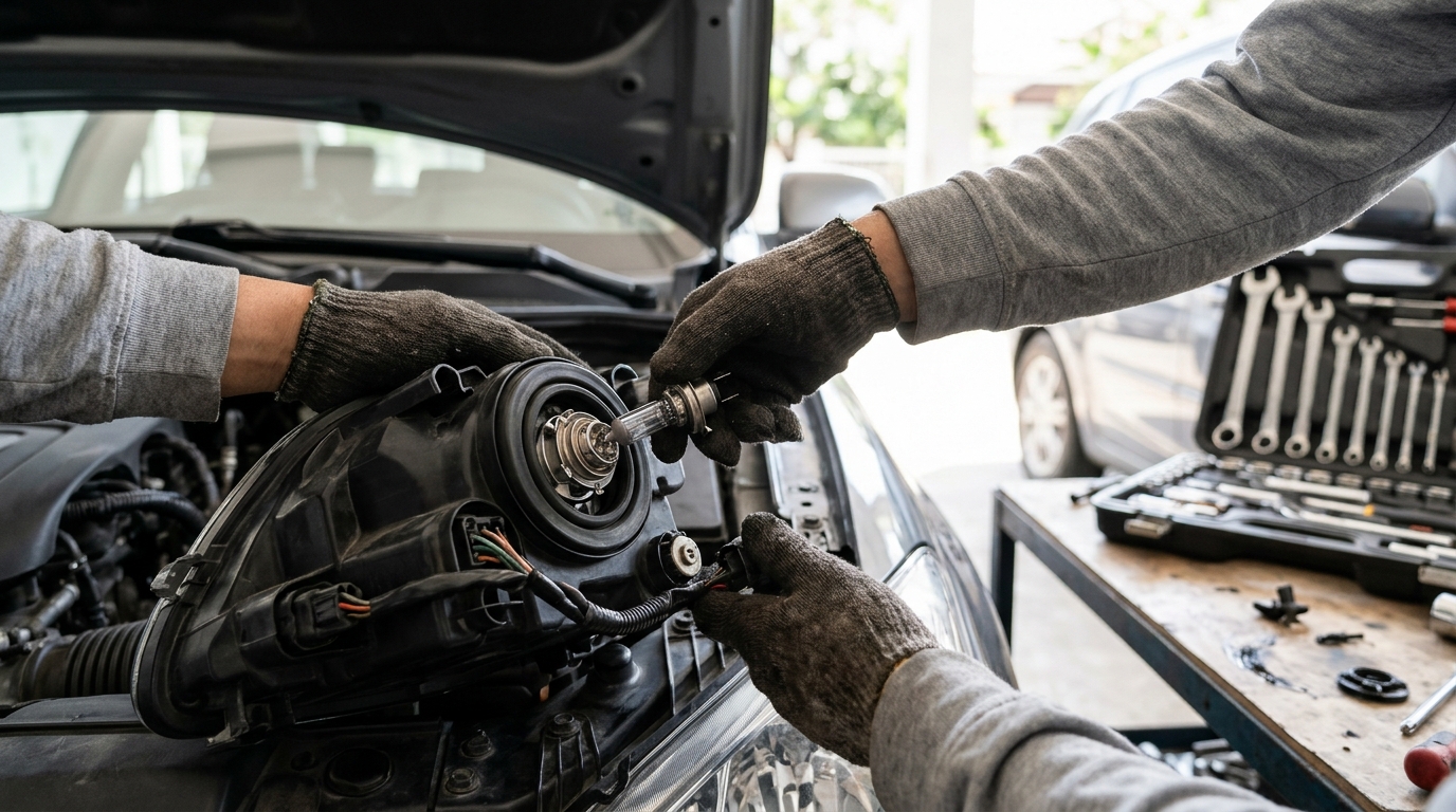 Who Installs Headlight Bulbs for Free? What to Ask