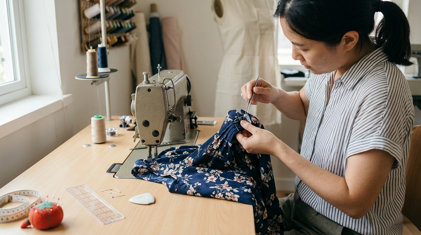How to Alter Sleeveless Dress Shoulders for a Better Fit