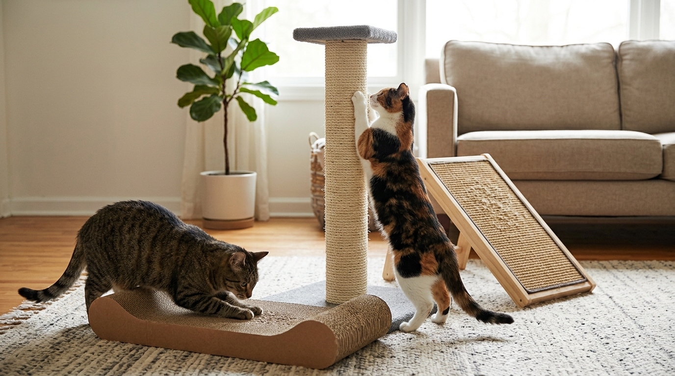 What Type of Scratching Post Do Cats Like Best?