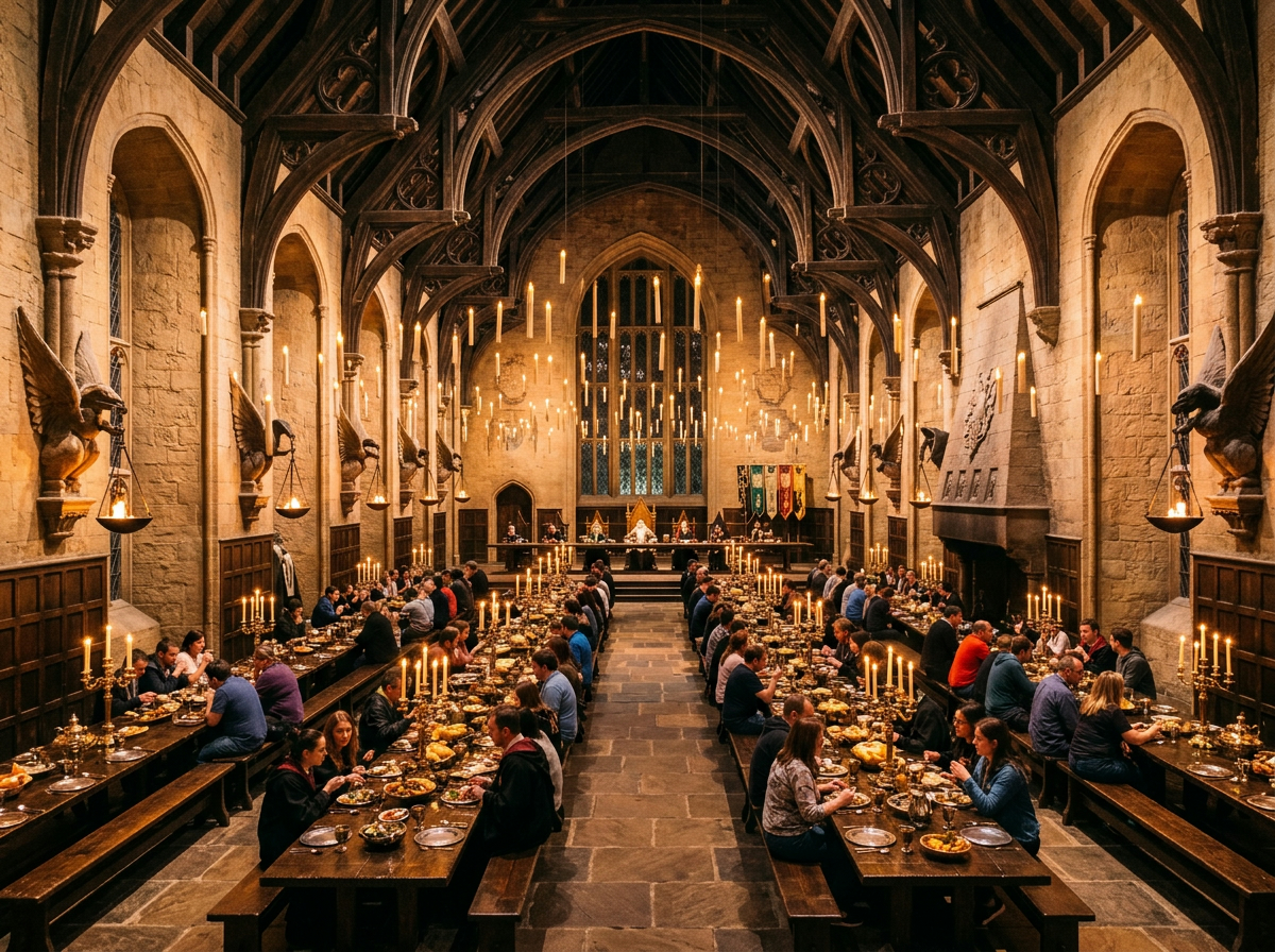 The Great Hall at Warner Bros Studio Tour