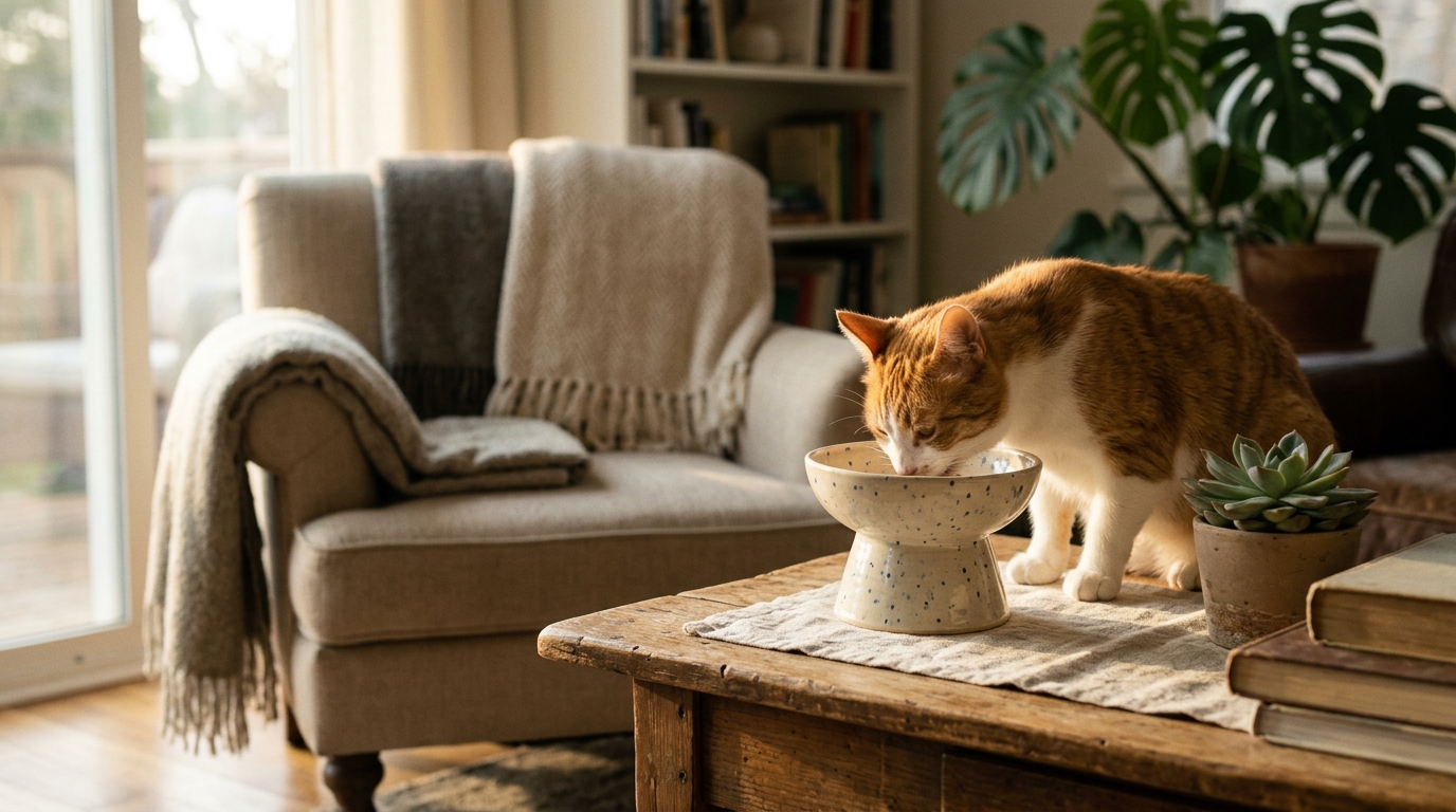 Ceramic Raised Bowls for Cats: Where to Find One