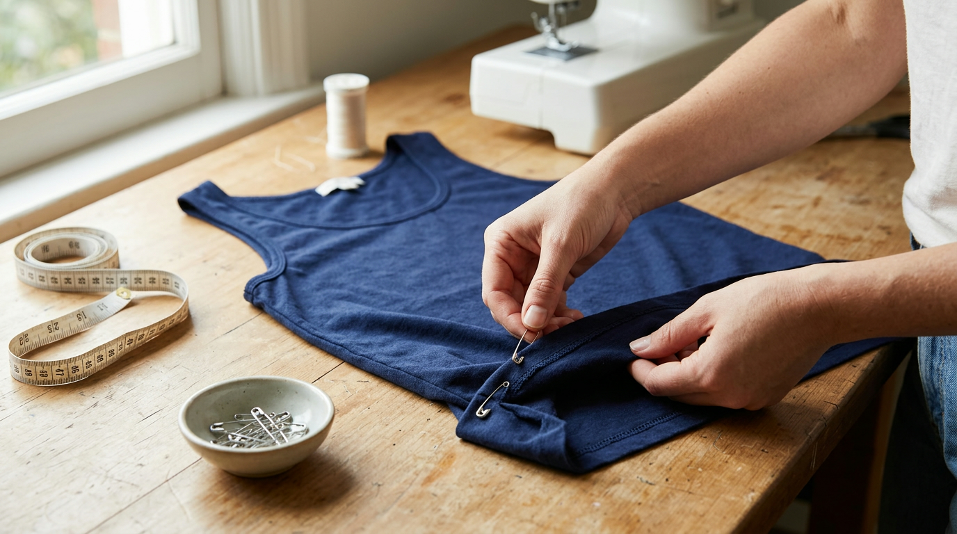 Shorten a Tank Top Without Cutting: 4 Easy Ways