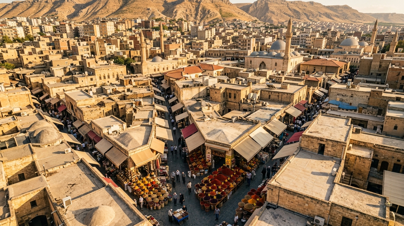 The spice markets of Gaziantep