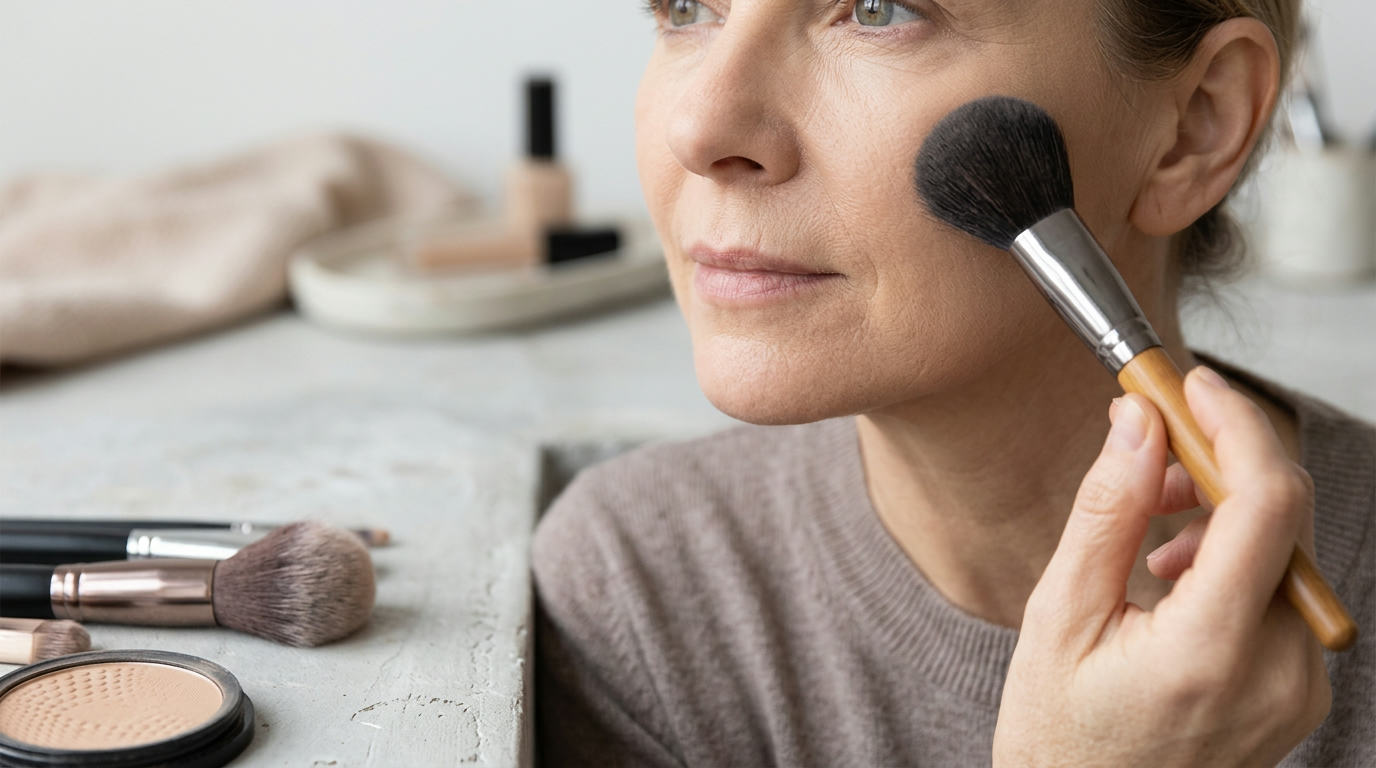 Makeup Brushes for Mature Skin: Bristles, Shapes & Tips
